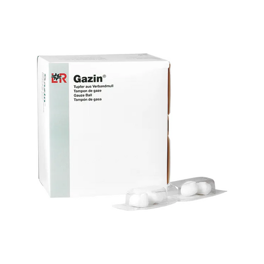 Gazin Tupfer, steril, Gr. 3 pflaumengroß, 2-2 Stk, Packung á 100 Stück