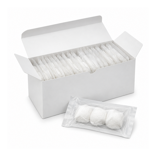 Gazin Tupfer, steril, Gr. 3 pflaumengroß, Packung 30x3 Stück