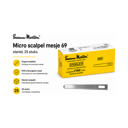 Swann Morton Mikroskalpellklinge SM69, steril, 25 Stück