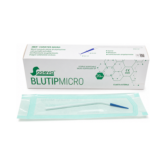 chirurgische Absaugkanüle, Mikrotip 1,2mm, Packung á 20 Stück